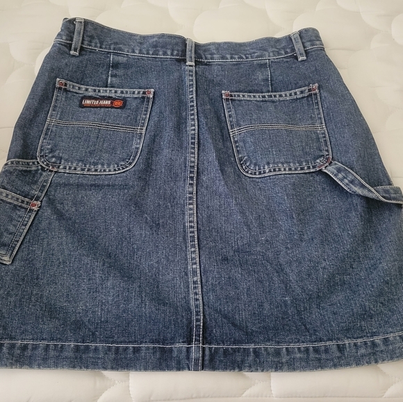 Limited Jean's  jean skirt (closet cleanout) - Picture 2 of 9